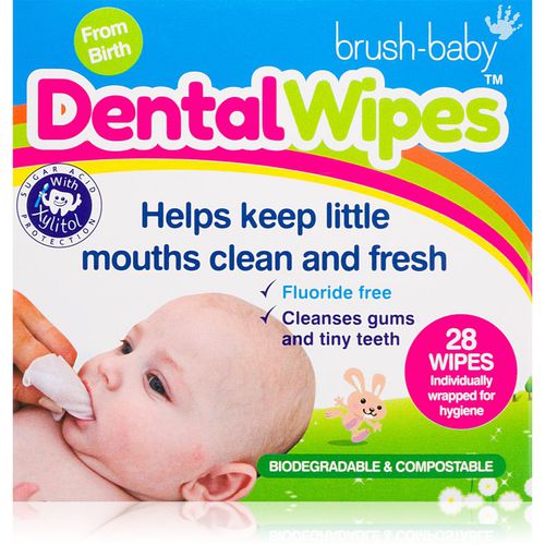 DentalWipes toallitas para dientes para niños 6 ud - Brush Baby - Modalova