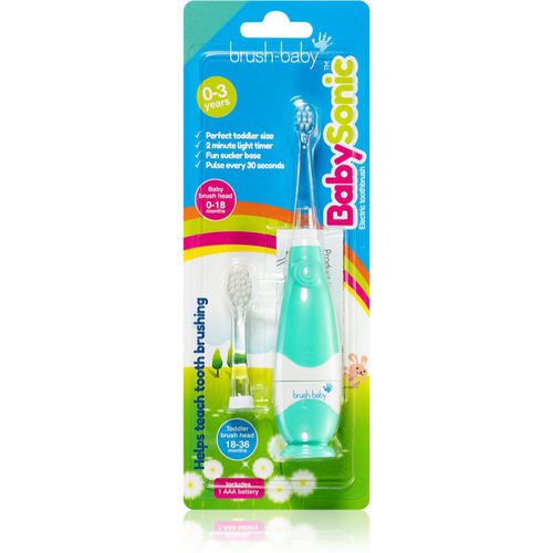 BabySonic cepillo de dientes eléctrico para niños 0 – 36 meses Teal 1 ud - Brush Baby - Modalova