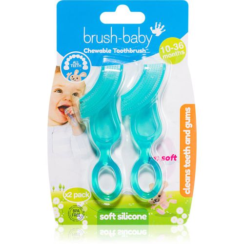 Chewable Toothbrush goma de mascar para niños 2 ud - Brush Baby - Modalova