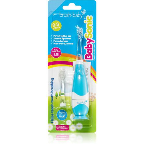 BabySonic cepillo de dientes eléctrico para niños 0 – 36 meses Blue 1 ud - Brush Baby - Modalova