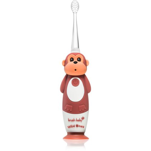 WildOnes WildOne spazzolino da denti elettrico + 2 testine di ricambio per bambini Monkey 1 pz - Brush Baby - Modalova