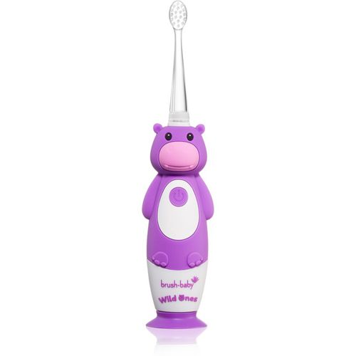 WildOnes WildOne cepillo de dientes eléctrico + 2 cabezales de recambio para niños Hippo 1 ud - Brush Baby - Modalova