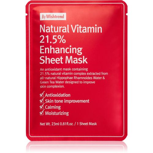 Natural Vitamin stärkende Tuchmaske 23 ml - By Wishtrend - Modalova
