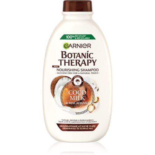 Botanic Therapy Coco Milk & Macadamia champú nutritivo para cabello seco y áspero 400 ml - Garnier - Modalova