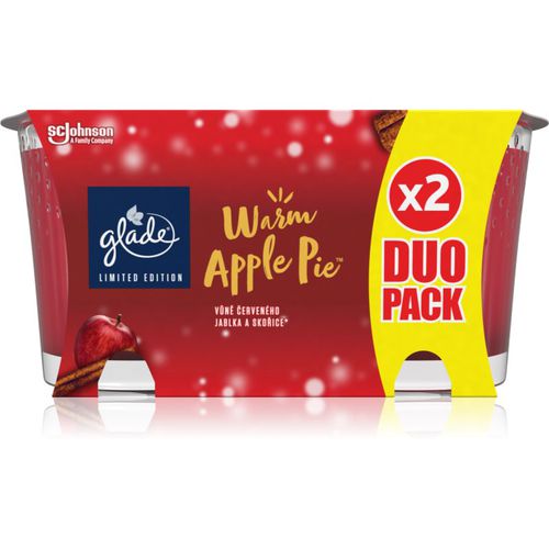 Warm Apple Pie candela profumata duo αρώματα Apple, Cinnamon, Baked Crisp 2x129 g - Glade - Modalova