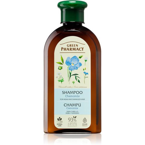 Chamomile Shampoo champú para cabello quebradizo y dañado 350 ml - Green Pharmacy - Modalova