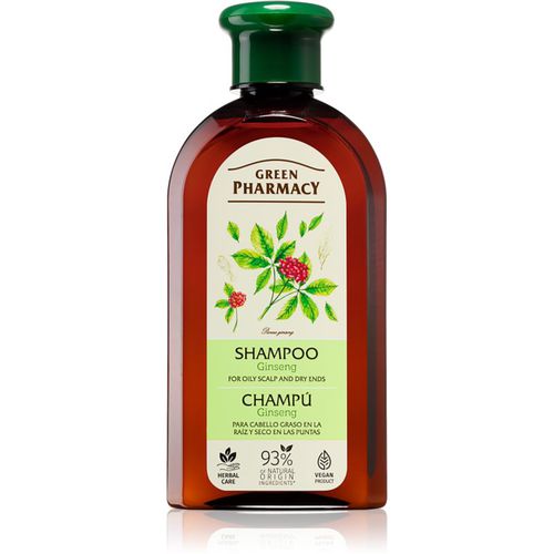 Ginseng Shampoo champú para cuero cabelludo graso y puntas secas 350 ml - Green Pharmacy - Modalova