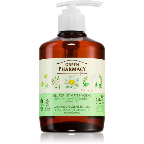 Marigold & Tea Tree Gel for Intimate Hygiene gel de higiene íntima 370 ml - Green Pharmacy - Modalova