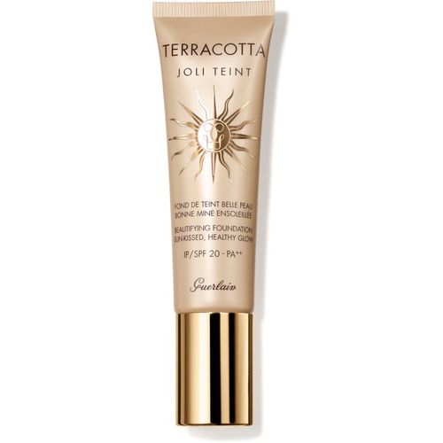 Terracotta Joli Teint Beautifying Foundation fondotinta illuminante per un look naturale SPF 20 colore Foncé/Dark 30 ml - GUERLAIN - Modalova