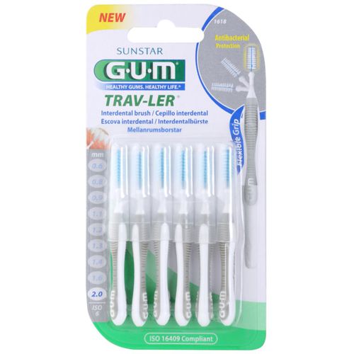 Trav-Ler Interdental cepillos interdentales 2,0 mm 6 ud - G.U.M - Modalova