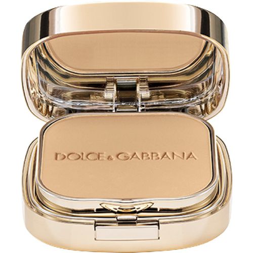 The Foundation Perfect Matte Powder Foundation fondotinta cipriato opacizzante con specchietto e applicatore colore No. 110 Caramel 15 g - Dolce&Gabbana - Modalova