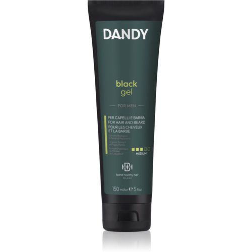 Black Gel gel negro para cabello y barba con canas 150 ml - DANDY - Modalova