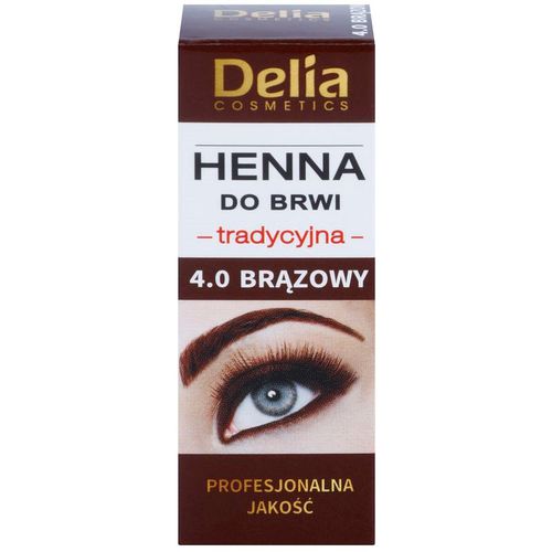 Henna Farbe für die Augenbrauen Farbton 4.0 Brown 2 g + 2 ml - Delia Cosmetics - Modalova