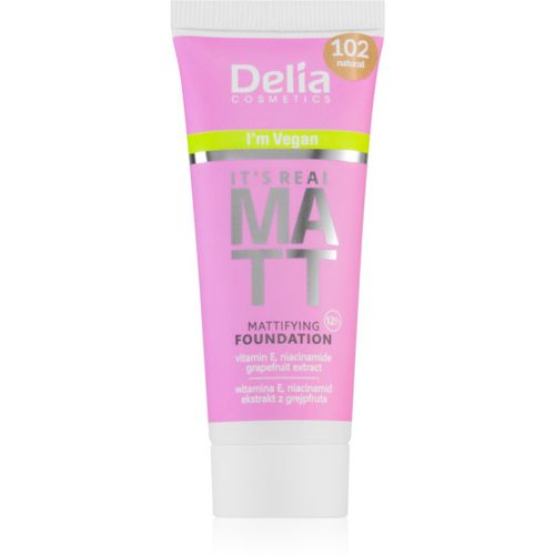 It's Real Matt fondotinta opacizzante colore 102 Natural 30 ml - Delia Cosmetics - Modalova