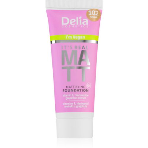 It's Real Matt mattierendes Make-up Farbton 102 Natural 30 ml - Delia Cosmetics - Modalova