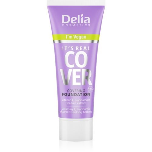 It's Real Cover base de maquillaje cubre imperfecciones tono 201 vanille 30 ml - Delia Cosmetics - Modalova