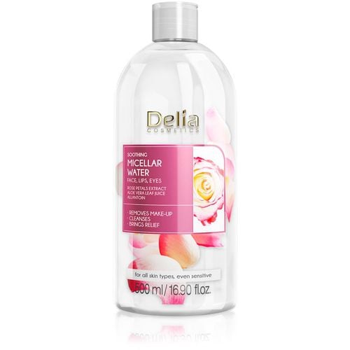 Micellar Water Rose Petals Extract acqua micellare detergente lenitiva 500 ml - Delia Cosmetics - Modalova