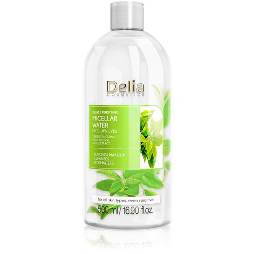 Micellar Water Green Tea acqua micellare detergente rinfrescante 500 ml - Delia Cosmetics - Modalova