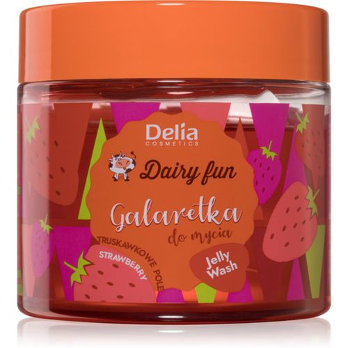 Dairy Fun Gelee zum Duschen Strawberry 350 g - Delia Cosmetics - Modalova