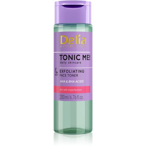 Tonic Me! lozione tonica esfoliante delicata per la notte 200 ml - Delia Cosmetics - Modalova