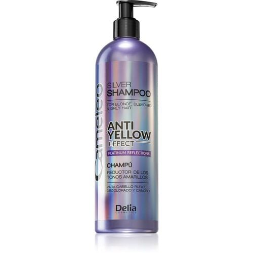 Cameleo Anti-Yellow Effect champú para neutralizar el tono amarillo para cabello rubio y canoso 500 ml - Delia Cosmetics - Modalova