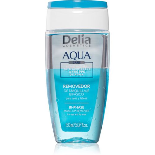 Aqua desmaquillante bifásico para contorno de ojos y labios 150 ml - Delia Cosmetics - Modalova