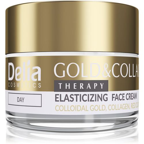 Gold & Collagen Therapy crema de día aumenta la elasticidad de la piel 50 ml - Delia Cosmetics - Modalova