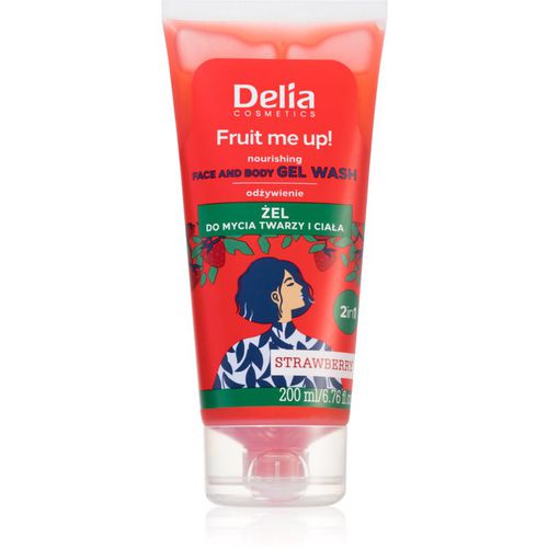 FRUIT ME UP! Waschgel für Gesicht und Körper STRAWBERRY 200 ml - Delia Cosmetics - Modalova