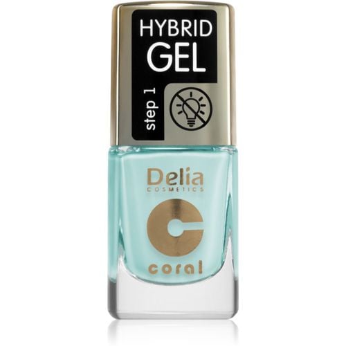 Coral Hybrid Gel esmalte para uñas en gel sin usar lámpara UV/LED tono 114 11 ml - Delia Cosmetics - Modalova