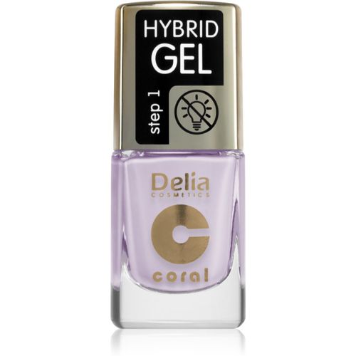 Coral Hybrid Gel esmalte para uñas en gel sin usar lámpara UV/LED tono 115 11 ml - Delia Cosmetics - Modalova