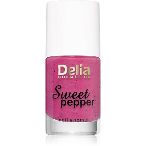 Sweet Pepper Black Particles esmalte de uñas tono 08 Berry 11 ml - Delia Cosmetics - Modalova