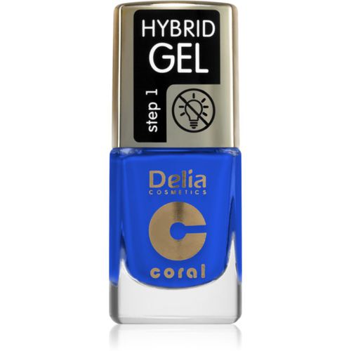 Coral Hybrid Gel esmalte para uñas en gel sin usar lámpara UV/LED tono 126 11 ml - Delia Cosmetics - Modalova