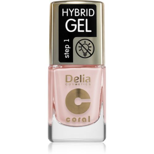 Coral Hybrid Gel esmalte para uñas en gel sin usar lámpara UV/LED tono 120 11 ml - Delia Cosmetics - Modalova