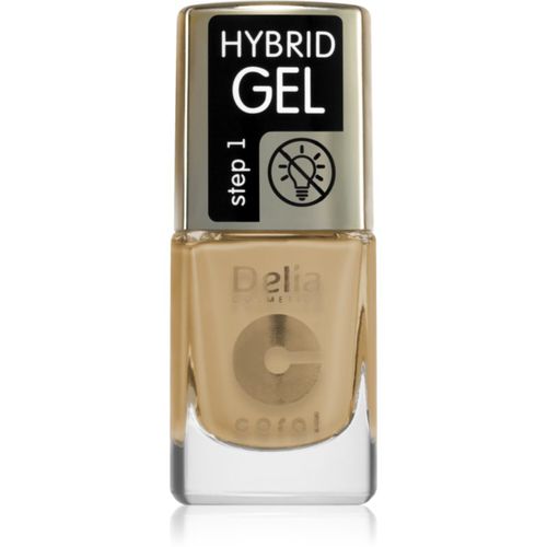 Coral Hybrid Gel esmalte para uñas en gel sin usar lámpara UV/LED tono 123 11 ml - Delia Cosmetics - Modalova