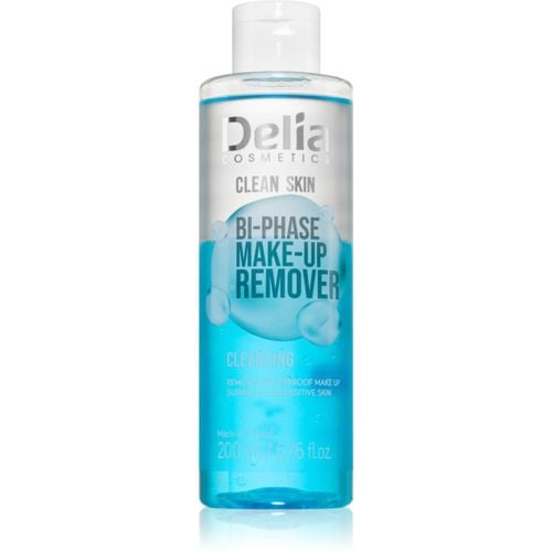 Clean Skin desmaquillante bifásico para rostro y contorno de ojos 200 ml - Delia Cosmetics - Modalova