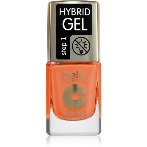 Coral Nail Enamel Hybrid Gel esmalte de uñas en gel tono 143 11 ml - Delia Cosmetics - Modalova