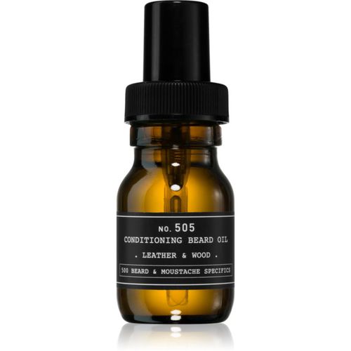 No. 505 Conditioning Beard Oil aceite para barba Leather & Wood 30 ml - Depot - Modalova