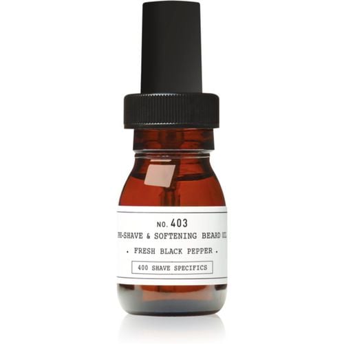 No. 403 Pre-Shave&Softening Beard Oil Öl vor der Rasur Fresh Black Pepper 30 ml - Depot - Modalova