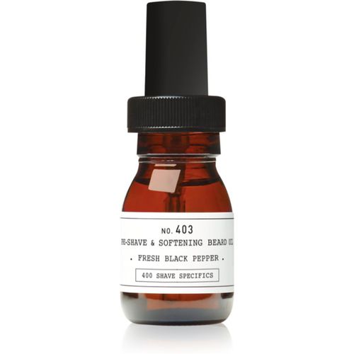 No. 403 Pre-Shave&Softening Beard Oil olio pre-rasatura Fresh Black Pepper 30 ml - Depot - Modalova