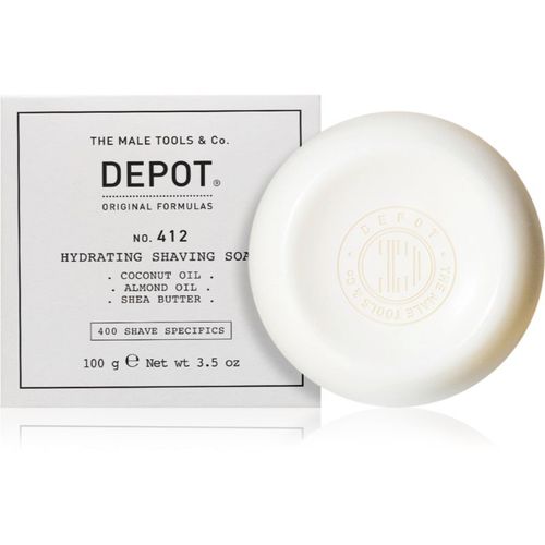 No. 412 Hydrating Shaving Soap feuchtigkeitsspendende Seife für die Rasur 100 g - Depot - Modalova