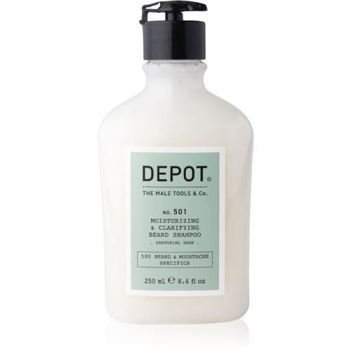 No. 501 Moisturizing & Clarifying Beard Shampoo hydratisierendes Shampoo für den Bart 250 ml - Depot - Modalova