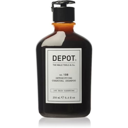 No. 108 Detoxifing Charchoal Shampoo shampoo detergente detossinante per tutti i tipi di capelli 250 ml - Depot - Modalova