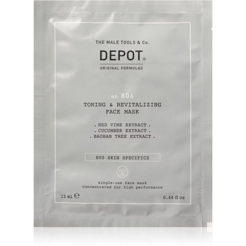 No. 806 Toning & Revitalizing Face Mask mascarilla facial revitalizante para hombre 12x13 ml - Depot - Modalova