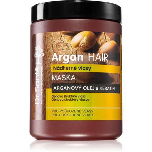 Argan mascarilla textura crema para cabello maltratado o dañado 1000 ml - Dr. Santé - Modalova