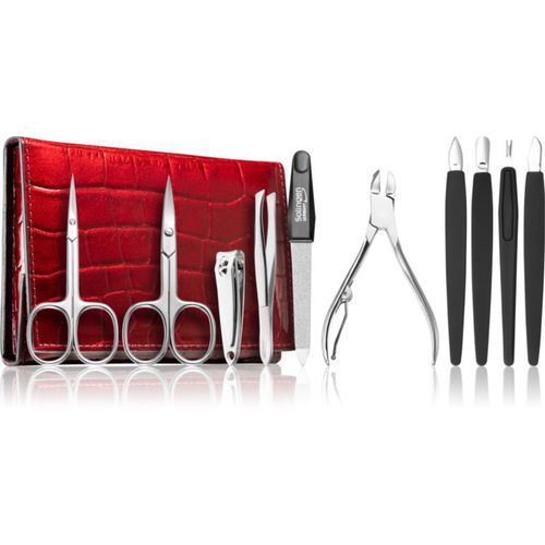 Premium Line Solingen 252 Set per manicure + astuccio Burgundy - DuKaS - Modalova