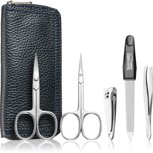 Premium Line Solingen 1825 set de manicura + estuche de piel para hombre - DuKaS - Modalova