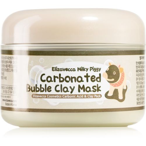 Milky Piggy Carbonated Bubble Clay Mask mascarilla facial de limpieza profunda para pieles problemáticas y con acné 100 g - Elizavecca - Modalova