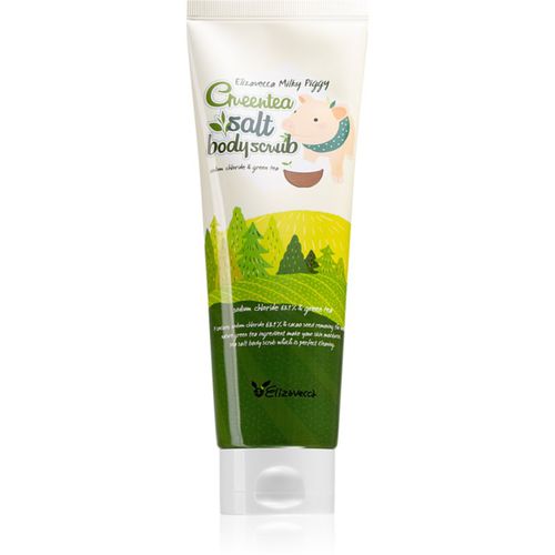 Milky Piggy Greentea Salt Body Scrub esfoliante detergente corpo con the verde 300 ml - Elizavecca - Modalova