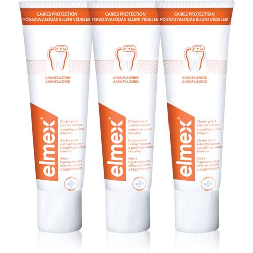 Caries Protection dentifricio protettivo contro la carie al fluoro 3x75 ml - Elmex - Modalova