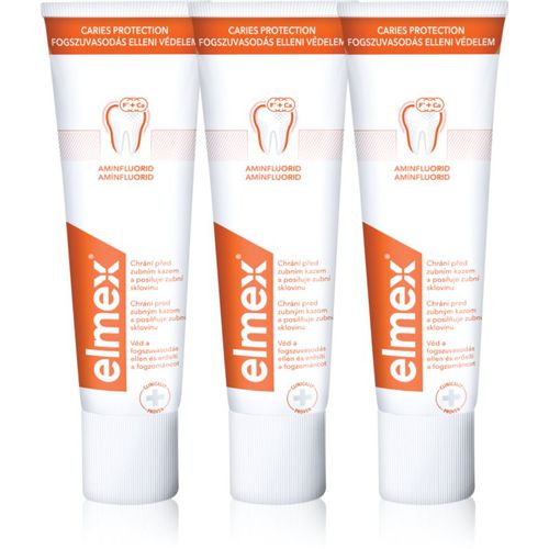 Caries Protection pasta de dientes para prevenir caries con fluoruro 3x75 ml - Elmex - Modalova